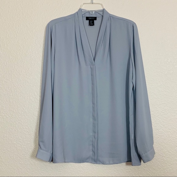Jones New York Tops - Jones New York | Gray Button Up long Sleeve Blouse